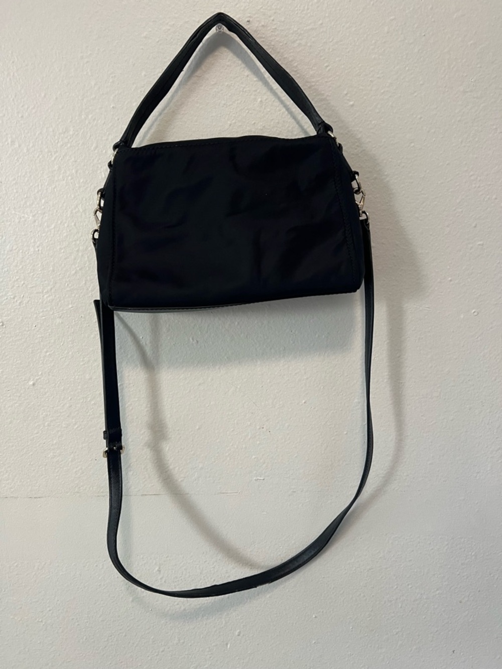 Kate Spade Black Nylon Shoulder Bag Crossbody Miri - Picture 3 of 9